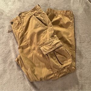 Tommy Hilfiger Men's Tan Brown Cargo Pants Relaxed Fit